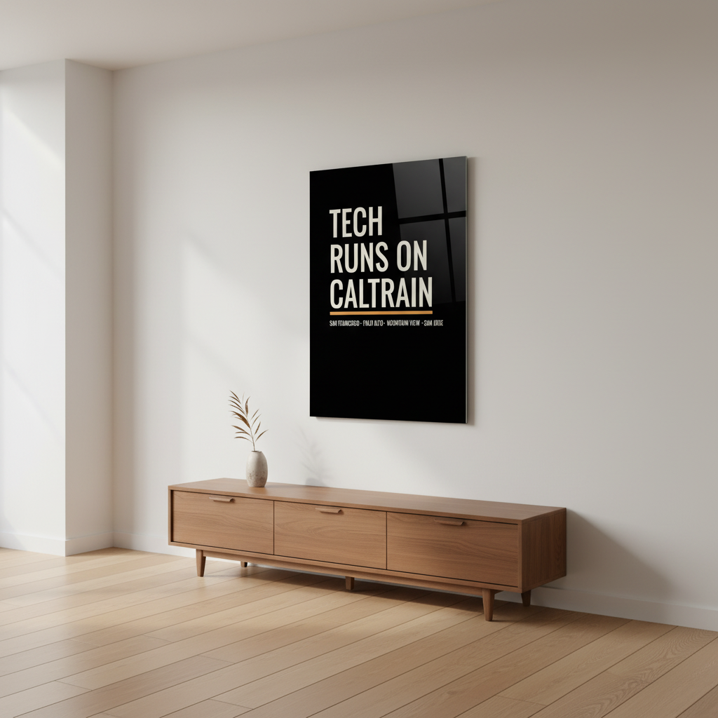 Tech Runs On Caltrain