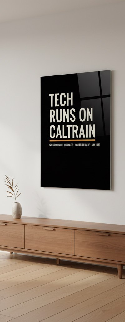 Tech Runs On Caltrain